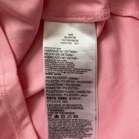 Nike Dri-Fit Pink Get It Girl T-Shirt 18M Short-Sleeve Toddler Activewear - Picture 4 of 10